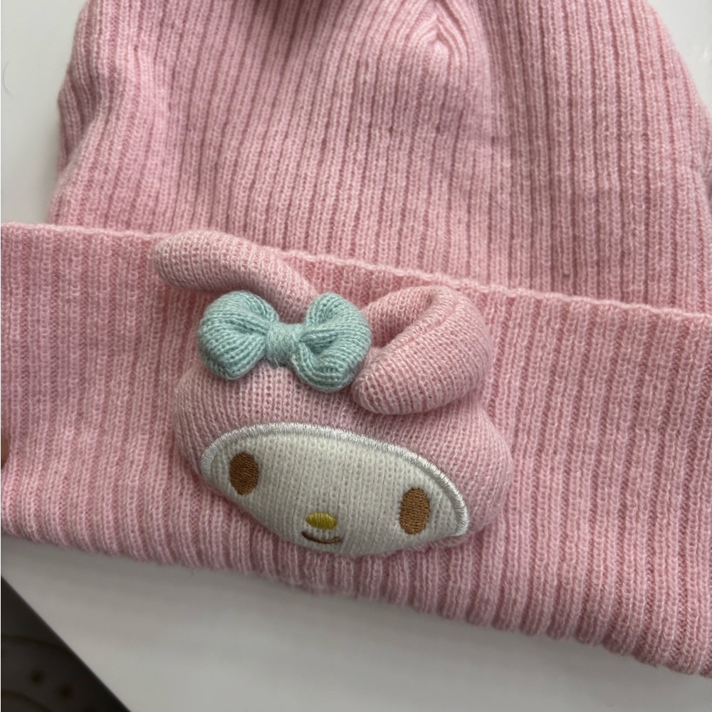 Hot Topic Pink and Blue My Melody Knit Hat - Picture 2 of 6